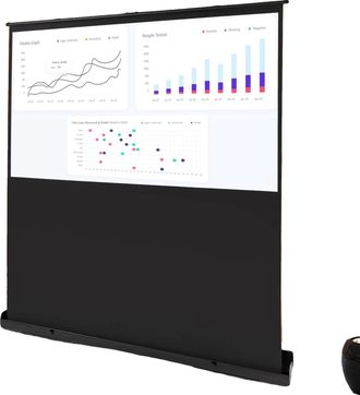OEM Pantalla De Proyector Port&aacute;til, 80 Pulgadas, Altura Ajustable 100 Cm, Ganancia 1.2, &Aacute;ngulo De Visi&oacute;n 160&deg;, Relaci&oacute;n De Aspecto 16:9