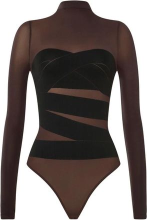 Wolford Top - Dames - Bodies - Zwart - L - Wol - Tops