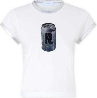 Paco Rabanne Camiseta Estampada - Tops - Mujer - Blanco - S