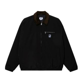 Obey Elysian Jacket - Heren - Jassen - Zwart - Maat: S Zijde