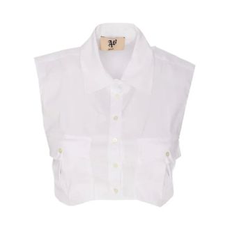 Aniye By Shirts, female, White, Size: S White Top for Women