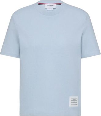 Thom Browne Dames, Tops, Blauw, Maat: XL