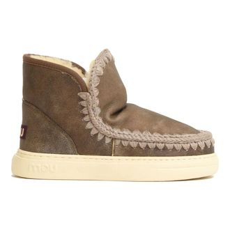 Mou Winter Boots, female, Brown, Size: 10 US Eskimo Sneaker Bold