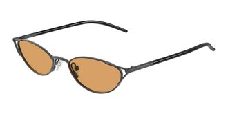 Alexander McQueen AM0563S 004 Womens Sunglasses Gunmetal Size 50