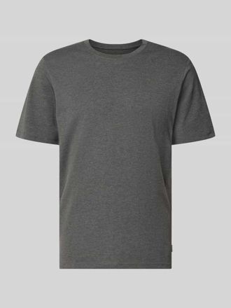 Jack & Jones Regular Fit T-Shirt aus Baumwoll-Mix Modell Organic in Anthrazit Melange, Gr&ouml;&szlig;e XXL