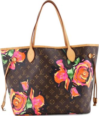Louis Vuitton Neverfull Limited Edition Monogram Roses MM tote bag - Bruin