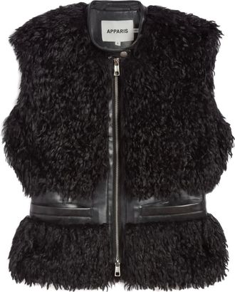 Apparis Cleo zip vest - Black