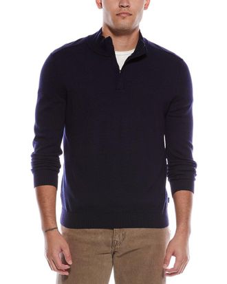 HUGO BOSS Lorman-D Wool-Blend 1/4-Zip Sweater