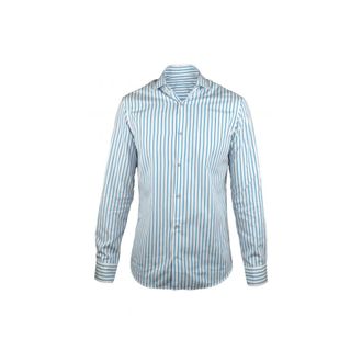 Moorer Sorrento WN Shirt - Heren - Casual Overhemden - Wit - S - Katoen - Overhemden