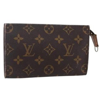Louis Vuitton Pre-owned Clutches, female, Brown, Size: ONE SIZE Pre-owned Vintage Canvas Clutch