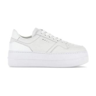 Hogan Stijlvolle Sneakers - Dames - Sneakers - Wit - 40 EU - Leer - Schoenen
