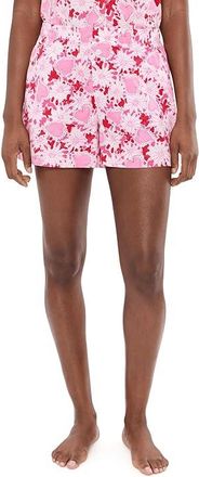Lilly Pulitzer Elly Pj Boxers Womens Shorts Coconut Dear Heart : XXS, Cotton/Spandex