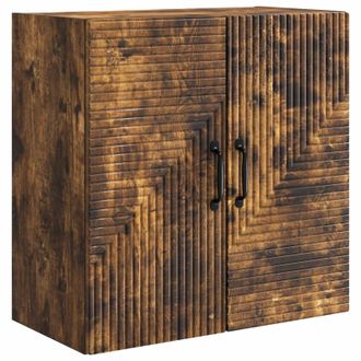 vidaXL Armario De Pared Roble Ahumado 59 X 31 X 60 Cm Vidaxl
