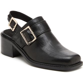 Kelsi Dagger Glory Square Toe Slingback Pump in Black at Nordstrom, Size 7.5