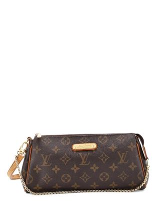 Louis Vuitton Eva Handbag Monogram Canvas clutch bag - Bruin