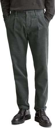 Marc O'Polo Cordhose MARC OPOLO Osby Pleats, Herren, Gr. 30, L&auml;nge 30, mangrove, Cord, Obermaterial: 100% Baumwolle, Hosen Cordhose, tapered fit, aus reiner Bio-B