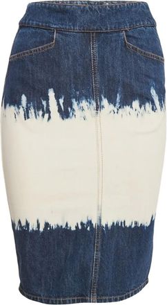 Isabel Marant Denim rok met tie-dye print - Blauw