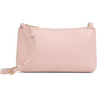 Mansur Gavriel Mini Gaia Leather Crossbody Bag in Zucchero/Anise at Nordstrom