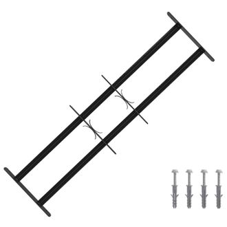 vidaXL Rejilla De Seguridad Para Ventanas Con 2 Barras Cruzadas 3 Pcs Vidaxl