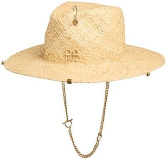 Ruslan Baginskiy Straw Fedora Hat in Natural Straw at Nordstrom, Size X-Small