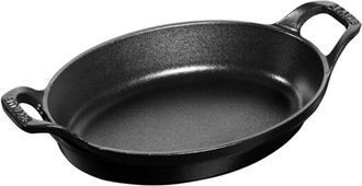 Staub Cast Iron 8-inch x 5.5-inch Oval Gratin Baking Dish