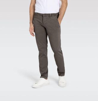 Mac Jeans Flex Ultimate Driver Slim Fit Chino Pants In Grey
