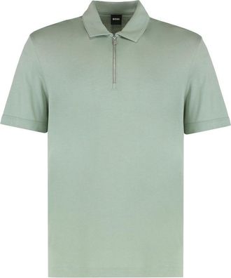 HUGO BOSS Pique Cotton Blend Polo