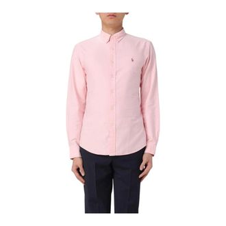 Polo Ralph Lauren Casual Shirts, male, Pink, XL, Classic White Slim Fit Shirt