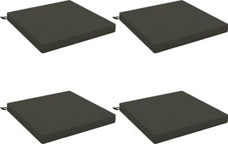 vidaXL Cojines De Asiento De 4 Piezas Soest 4 Uds. 100% Poli&eacute;ster Vidaxl