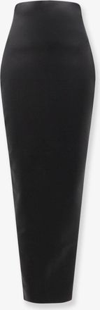 Rick Owens Gonna lunga Dirt Pillar in misto lana stretch - RICK OWENS - gender_Woman