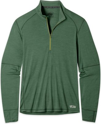 Stio Mens Basis PeakWool Lightweight Half Zip