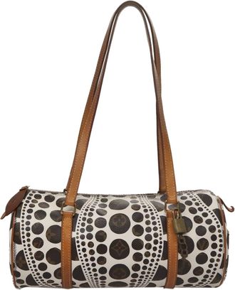 Louis Vuitton Papillon 30 White Canvas Handbag (Pre-Owned)