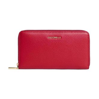 Coccinelle Wallets & Cardholders, female, Red, Size: ONE SIZE Metallic Soft