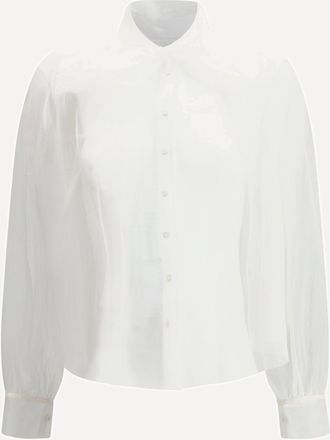 Forte_Forte FORTE_FORTE Tulle Shirt with sash Female I