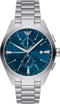 Emporio Armani Accessoires, Heren, Grijs, ONE Size, Claudio Chronograaf