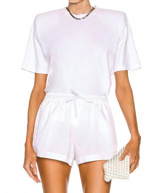 Wardrobe.NYC Pre-Loved Shoulder Pad Shirt In White
