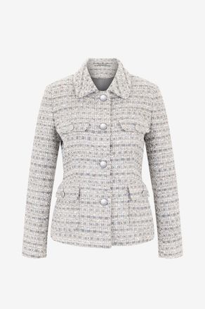 Tagliatore Kurze Kost&uuml;mjacke aus Tweed India