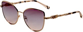 Michael Kors Womens 56 mm Rose Gold Sunglasses
