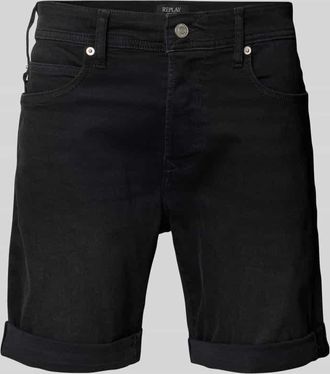Replay Tapered Fit Jeansshorts mit Eingrifftaschen Modell RBJ.901 in Black, Gr&ouml;&szlig;e 31