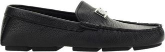 Dolce & Gabbana Mens Leather Slipon Loafer - Black - Size 41.5 EU/IT