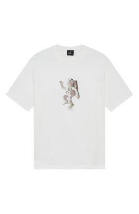 Paul Smith Astronaut Graphic T-Shirt in Off White at Nordstrom, Size X-Large