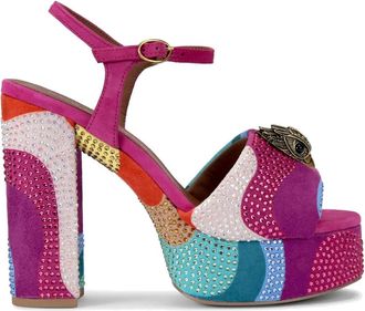 Kurt Geiger 120mm Kensington sandalen - Roze
