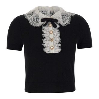 Self Portrait Dames, Tops, Zwart, Maat: S