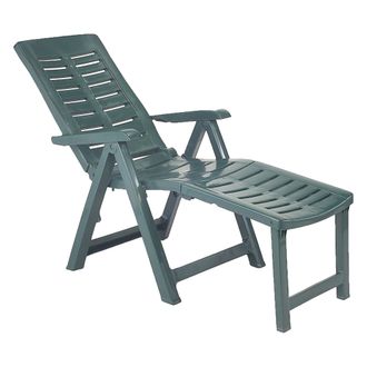 Dmora Dmora Chaise Longue DExt&eacute;rieur Pliante, Made In Italy, 60x108x109, Couleur Verte