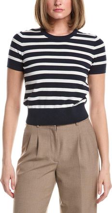 Brooks Brothers Stripe Crop Sweater