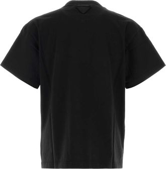 Prada Mens Cotton Jersey T-Shirt Black