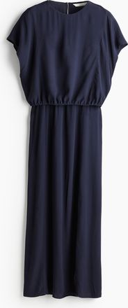 H&M MAMA Stillkleid aus Crêpe - Blue