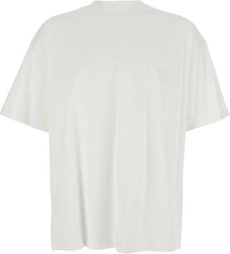 Wooyoungmi T-shirt con stampa - Bianco