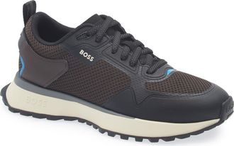 BOSS Jonah Running Shoe in Open Brown at Nordstrom Rack, Size 13Us / 12Uk