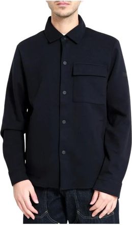 H&egrave;SKIMO Jassen, Heren, Blauw, M, Katoen, Camicia
